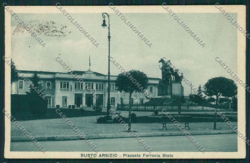 Varese Busto Arsizio Stazione cartolina QQ6618 – fronte