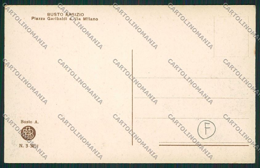 Varese Busto Arsizio cartolina QQ6628 – retro