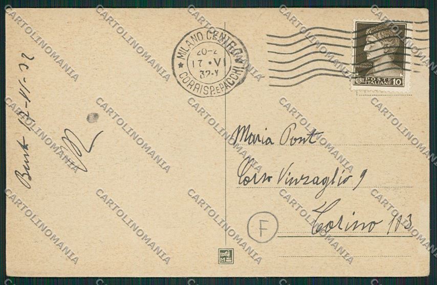 Varese Busto Arsizio Stazione cartolina QQ6634 – retro