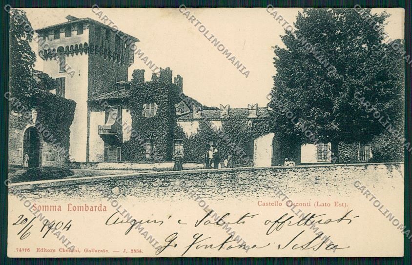 Varese Somma Lombardo cartolina QQ6664 – fronte