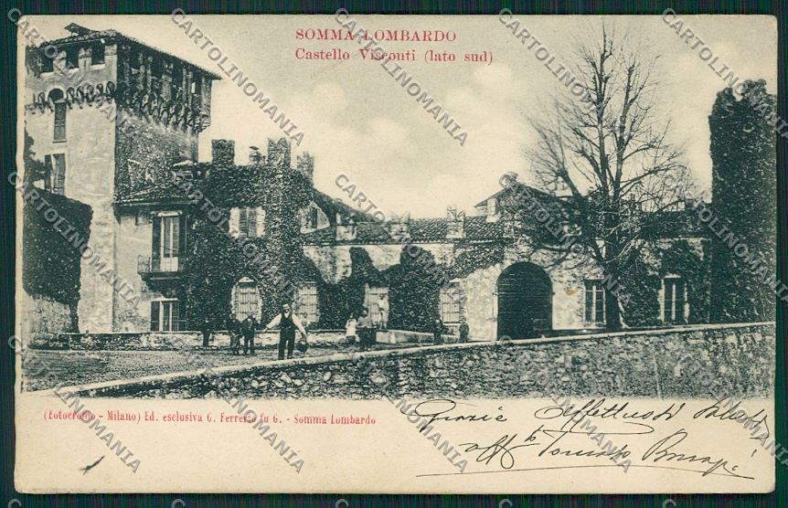 Varese Somma Lombardo cartolina QQ6671 – fronte