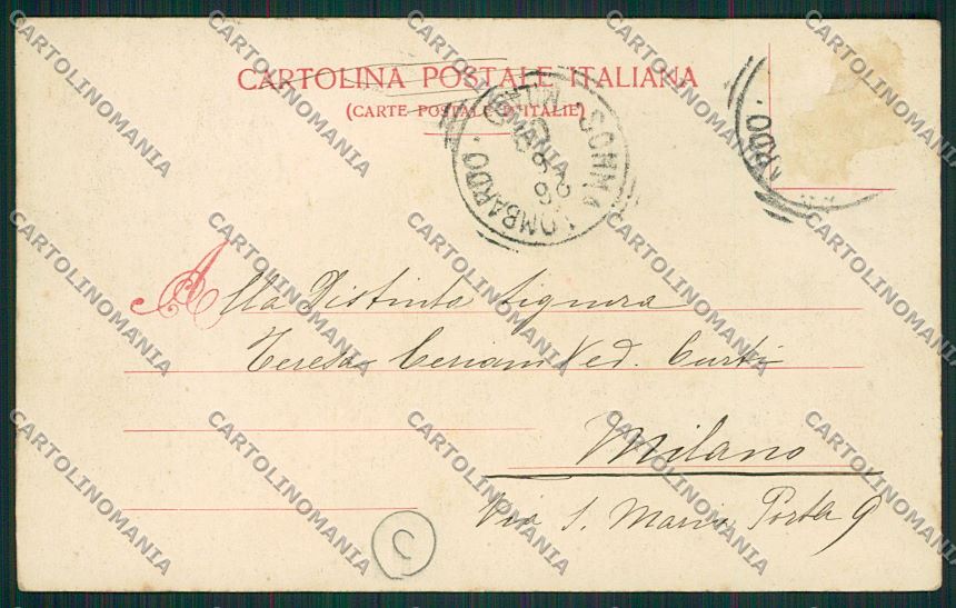Varese Somma Lombardo cartolina QQ6672 – retro
