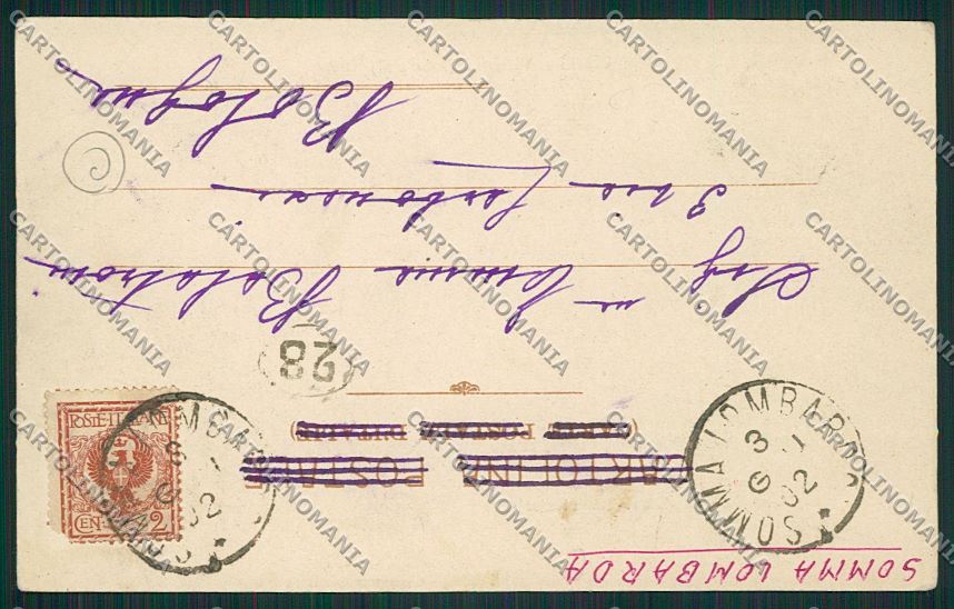 Varese Somma Lombardo cartolina QQ6675 – retro
