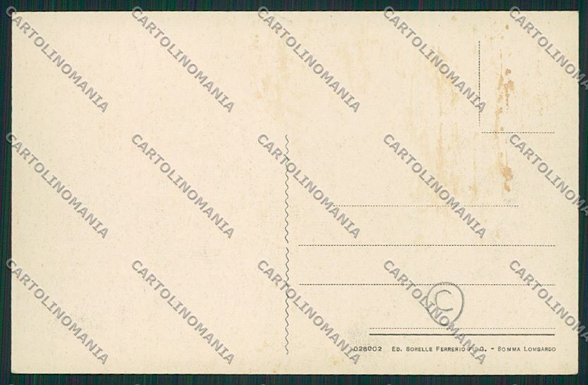 Varese Somma Lombardo cartolina QQ6681 – retro
