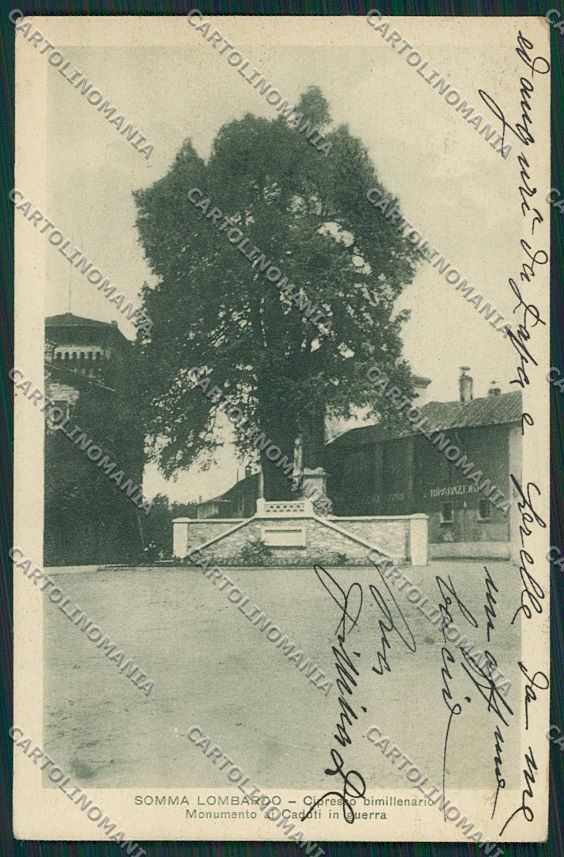 Varese Somma Lombardo cartolina QQ6687 – fronte
