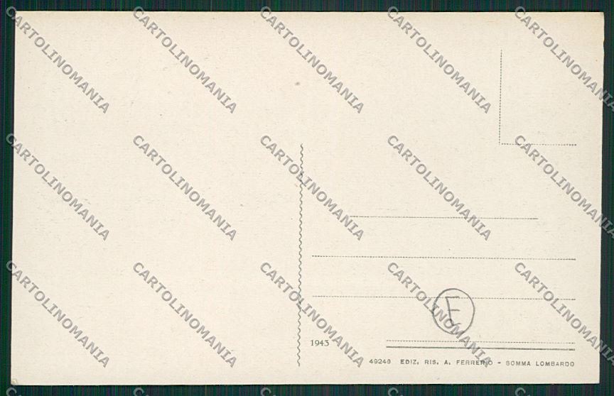 Varese Somma Lombardo cartolina QQ6718 – retro