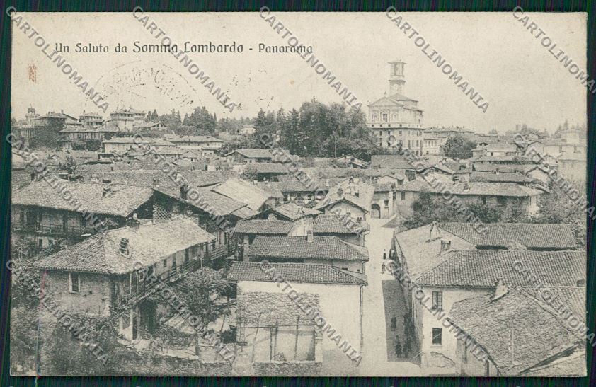 Varese Somma Lombardo cartolina QQ6732 – fronte