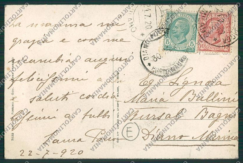 Varese Somma Lombardo cartolina QQ6737 – retro
