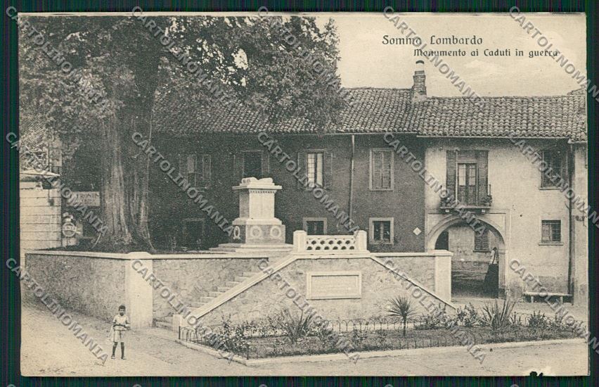 Varese Somma Lombardo ABRASA cartolina QQ6744 – fronte