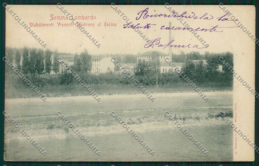Varese Somma Lombardo cartolina QQ6745 – fronte