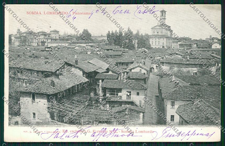 Varese Somma Lombardo cartolina QQ6749 – fronte