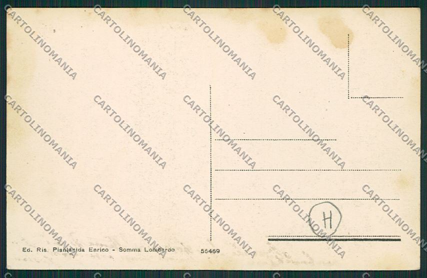 Varese Somma Lombardo cartolina QQ6755 – retro