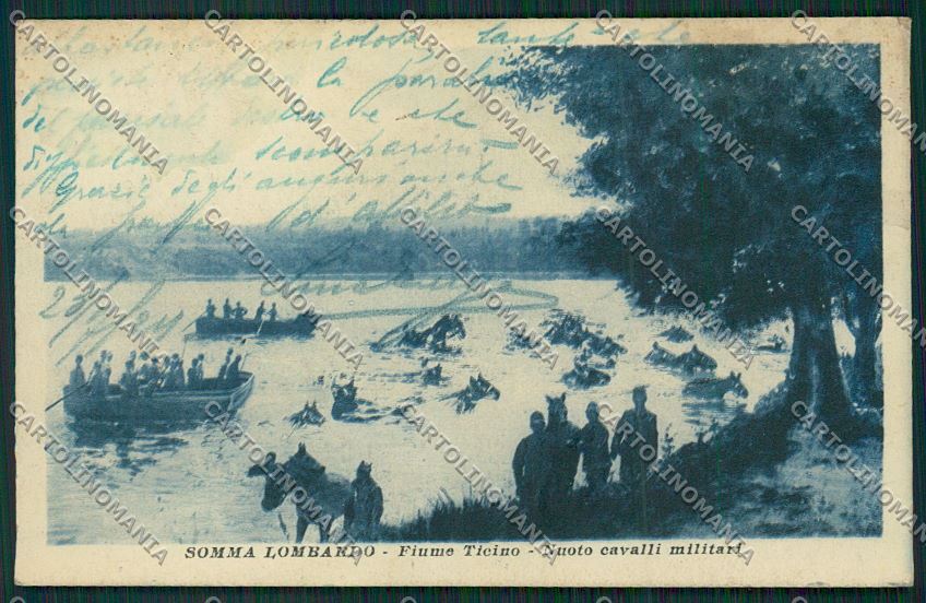 Varese Somma Lombardo Militari cartolina QQ6758 – fronte