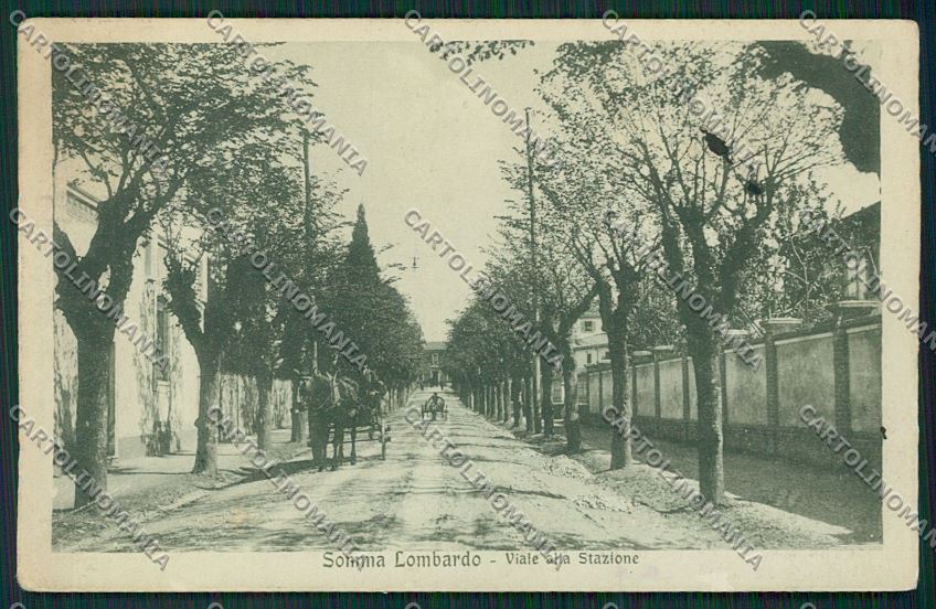 Varese Somma Lombardo MACCHIA TRACCE UMIDO cartolina QQ6760 – fronte