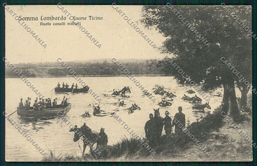 Varese Somma Lombardo Militari cartolina QQ6762 – fronte