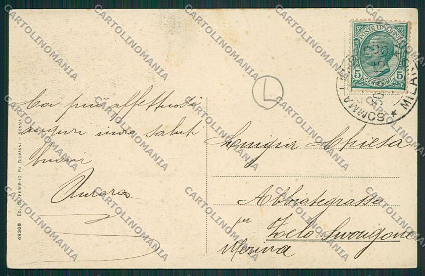 Varese Somma Lombardo Militari cartolina QQ6762 – retro