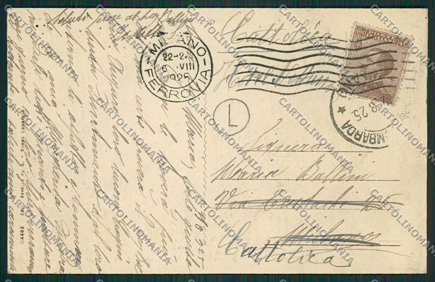 Varese Somma Lombardo Militari cartolina QQ6765 – retro