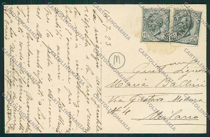 Varese Somma Lombardo Treno cartolina QQ6767 – retro