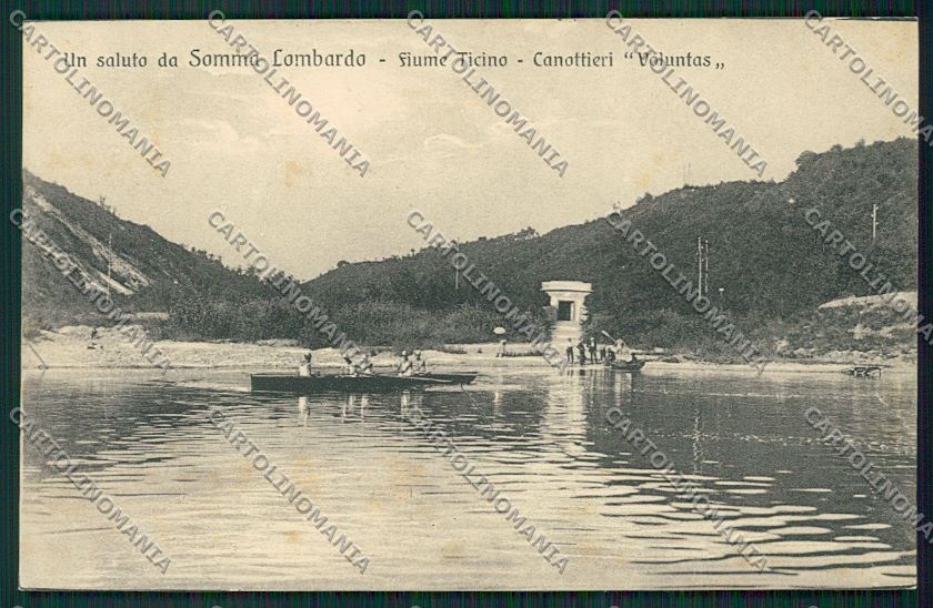 Varese Somma Lombardo Canottaggio cartolina QQ6768 – fronte