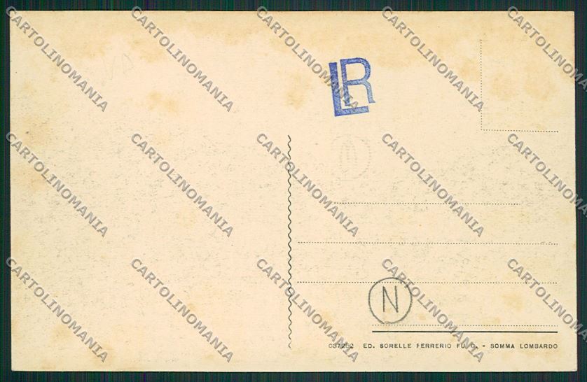 Varese Somma Lombardo Canottaggio cartolina QQ6768 – retro