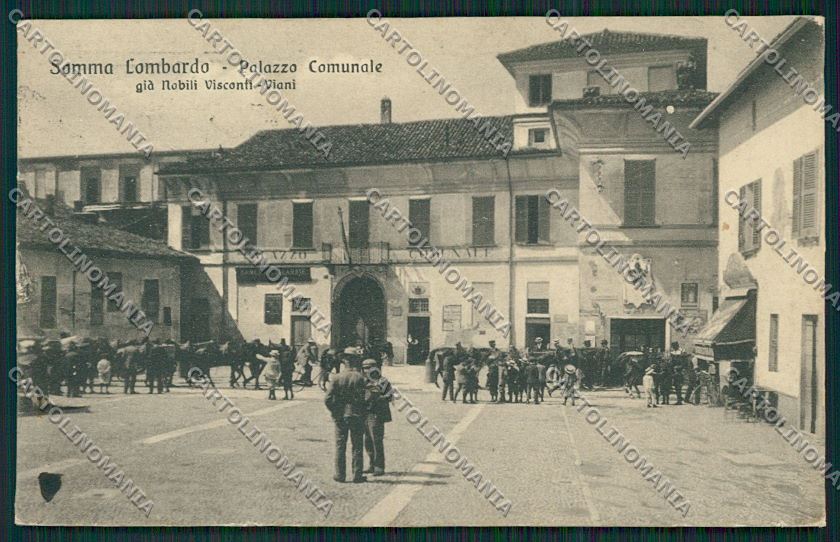 Varese Somma Lombardo SCOLLATA cartolina QQ6769 – fronte