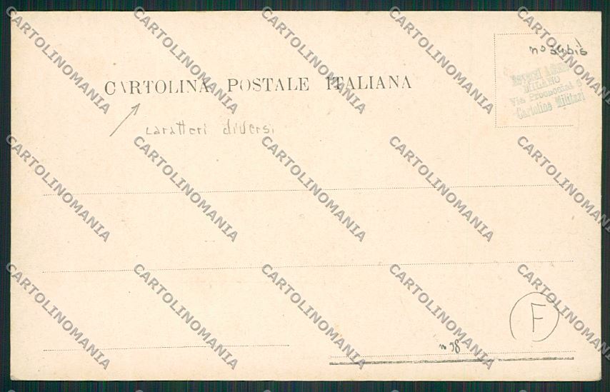 Varese Valcuvia Brenta Cittiglio Militari cartolina QQ6778 – retro