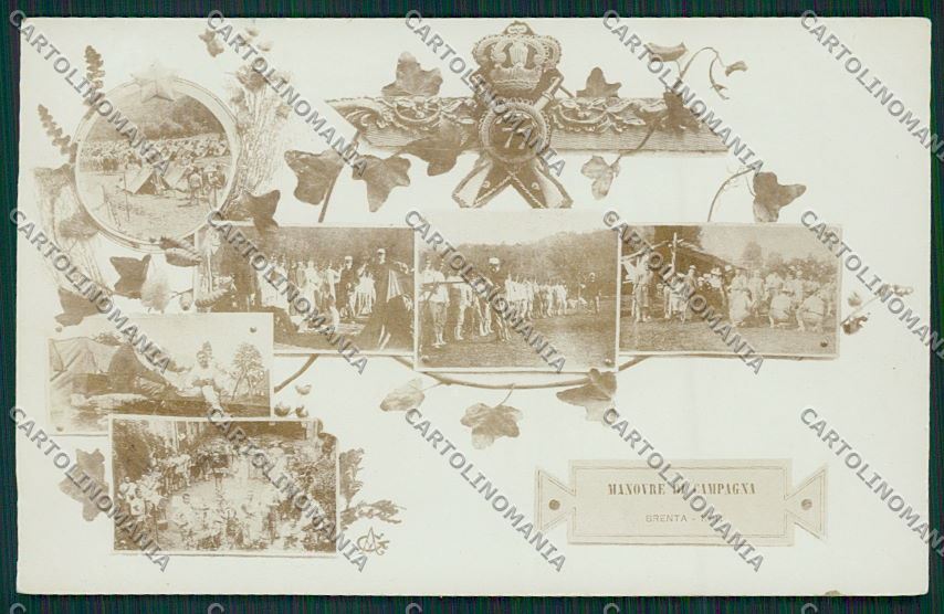 Varese Valcuvia Brenta Militari Foto cartolina QQ6782 – fronte