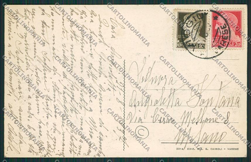 Varese Viggiù cartolina QQ6787 – retro