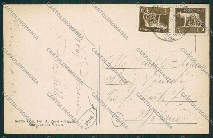Varese Viggiù PIEGA cartolina QQ6797 – retro