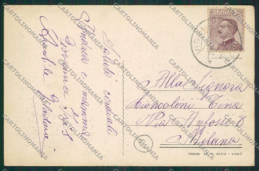 Varese Viggiù cartolina QQ6803 – retro