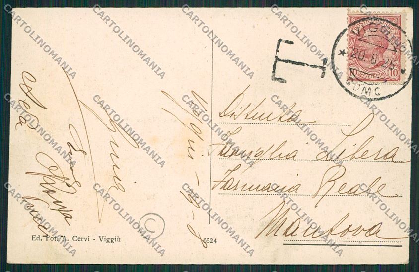 Varese Viggiù cartolina QQ6813 – retro