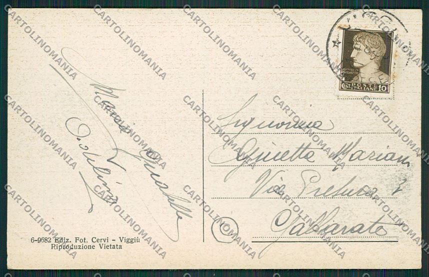 Varese Viggiù cartolina QQ6814 – retro