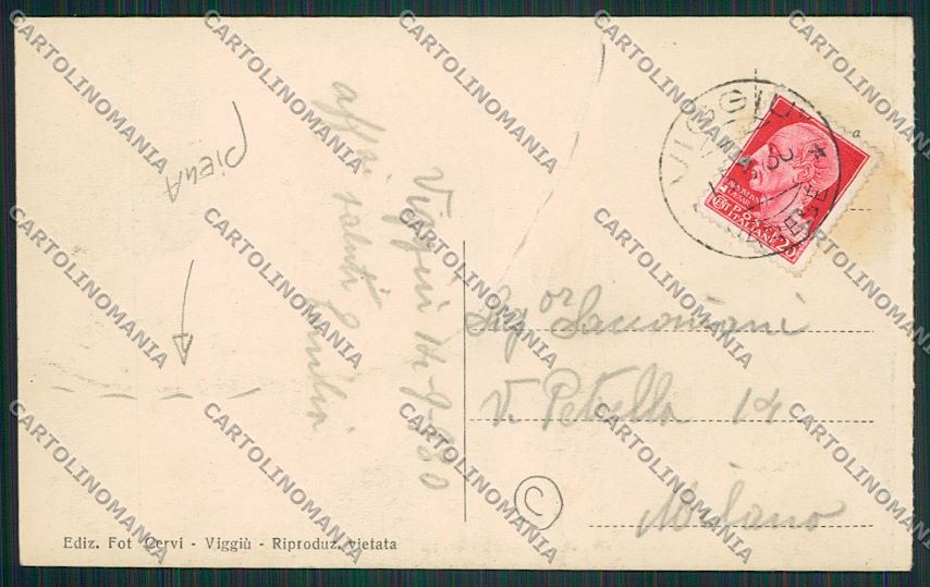 Varese Viggiù PIEGA cartolina QQ6818 – retro