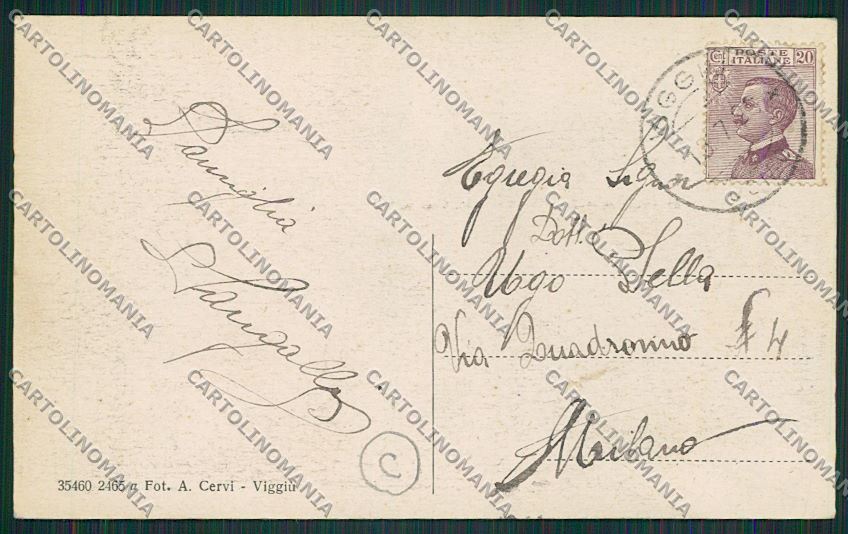 Varese Viggiù cartolina QQ6822 – retro