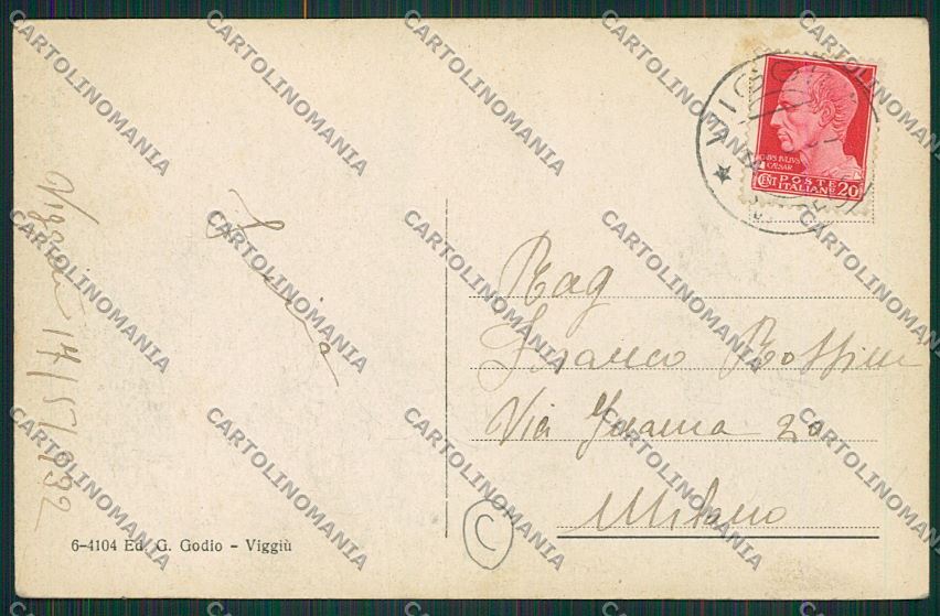 Varese Viggiù cartolina QQ6825 – retro