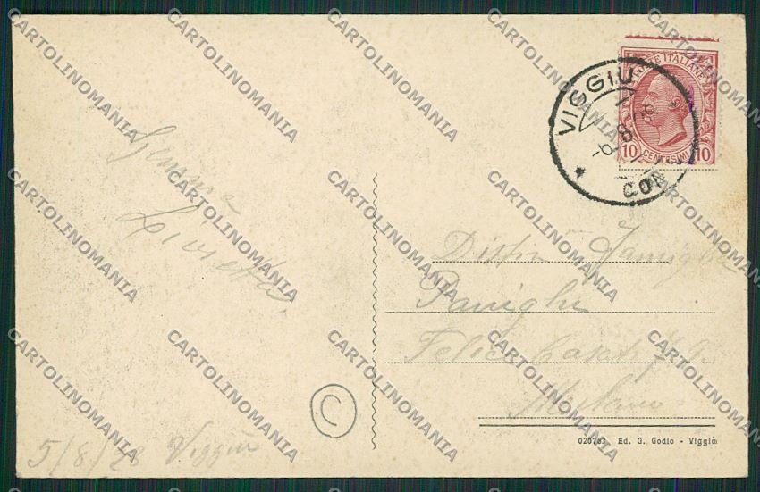 Varese Viggiù cartolina QQ6833 – retro