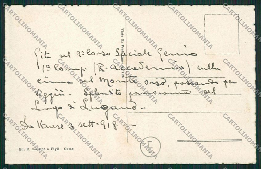 Varese Viggiù cartolina QQ6873 – retro