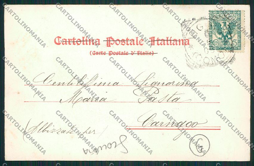 Varese Viggiù Cava SCOLLATA cartolina QQ6886 – retro
