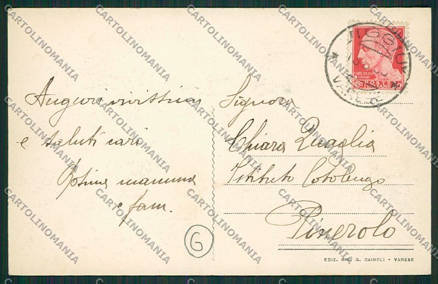 Varese Viggiù Saluti da cartolina QQ6890 – retro