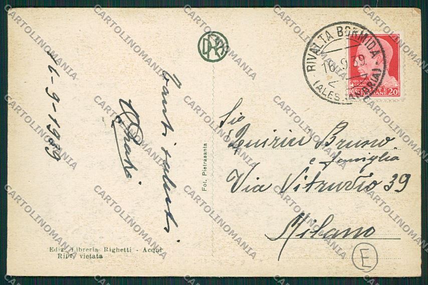 Alessandria Rivalta Bormida cartolina QQ6897 – retro