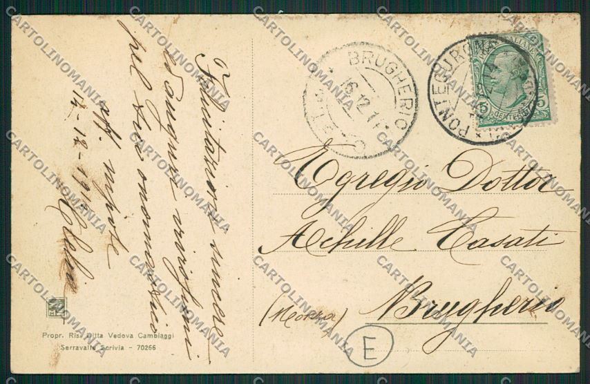 Alessandria Serravalle Scrivia cartolina QQ6919 – retro