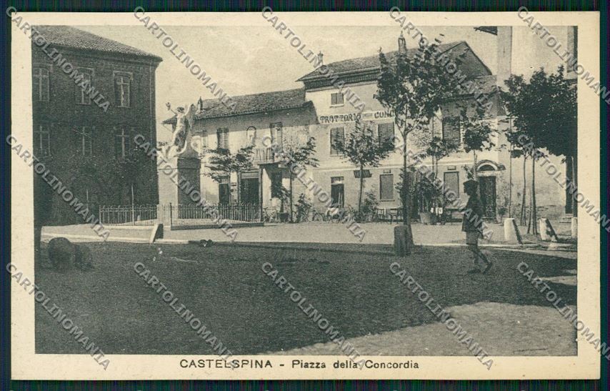 Alessandria Castelspina cartolina QQ6924 – fronte