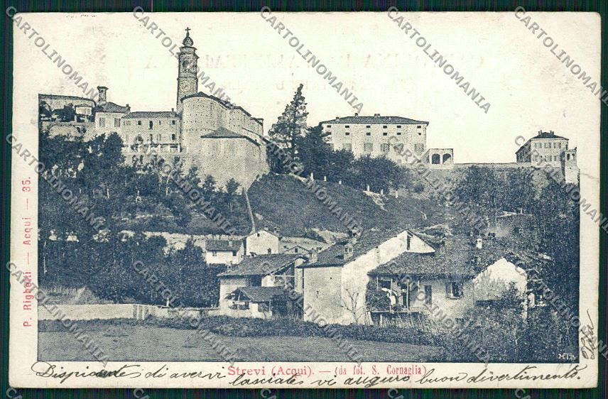 Alessandria Strevi cartolina QQ6936 – fronte