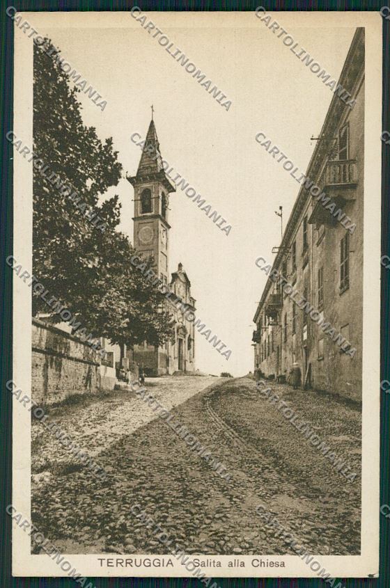 Alessandria Terruggia cartolina QQ6957 – fronte