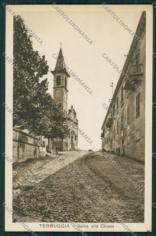 Alessandria Terruggia cartolina QQ6957 – fronte