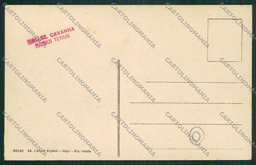 Alessandria Trisobbio cartolina QQ6958 – retro