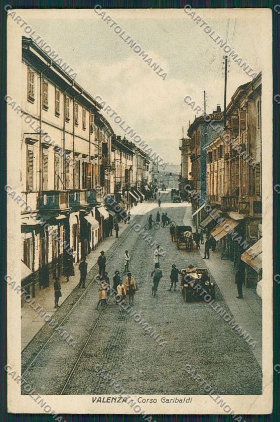 Alessandria Valenza PIEGA cartolina QQ6981 – fronte