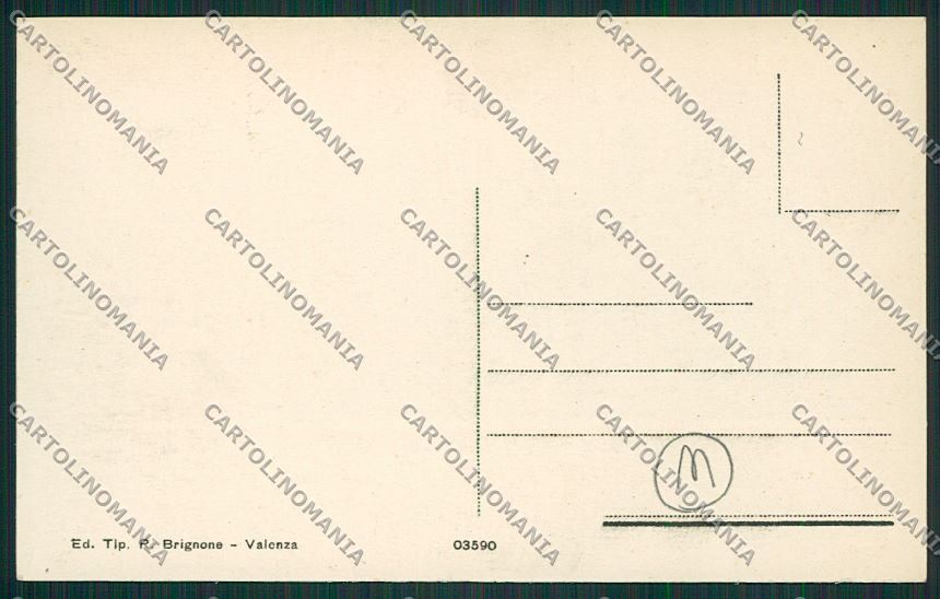 Alessandria Valenza cartolina QQ6984 – retro