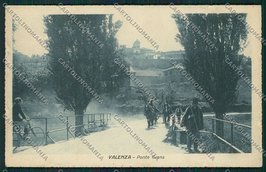 Alessandria Valenza cartolina QQ6985 – fronte