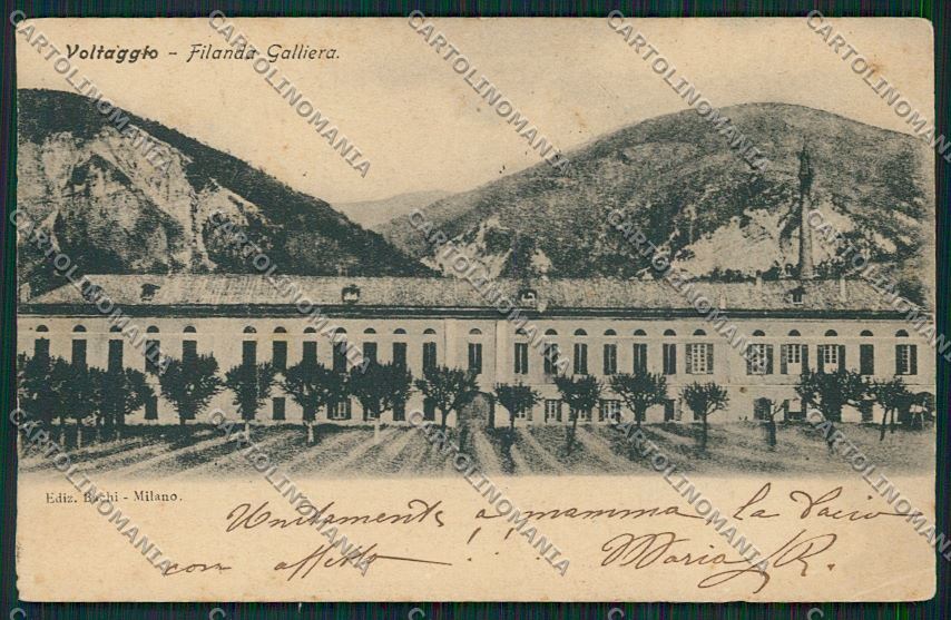 Alessandria Voltaggio PIEGHINA cartolina QQ6998 – fronte